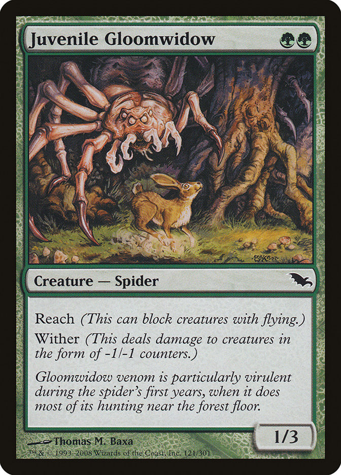 Juvenile Gloomwidow [Shadowmoor] | Galaxy Games LLC