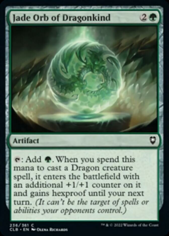 Jade Orb of Dragonkind [Commander Legends: Battle for Baldur's Gate] | Galaxy Games LLC