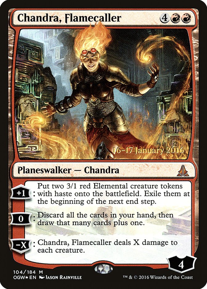 Chandra, Flamecaller [Oath of the Gatewatch Prerelease Promos] | Galaxy Games LLC