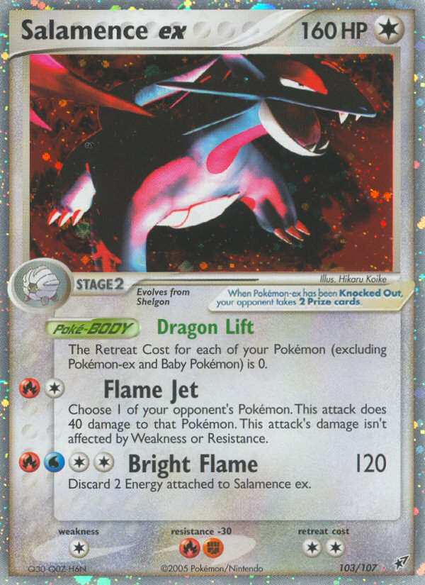 Salamence ex (103/107) [EX: Deoxys] | Galaxy Games LLC