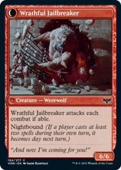 Weary Prisoner // Wrathful Jailbreaker [Innistrad: Crimson Vow] | Galaxy Games LLC