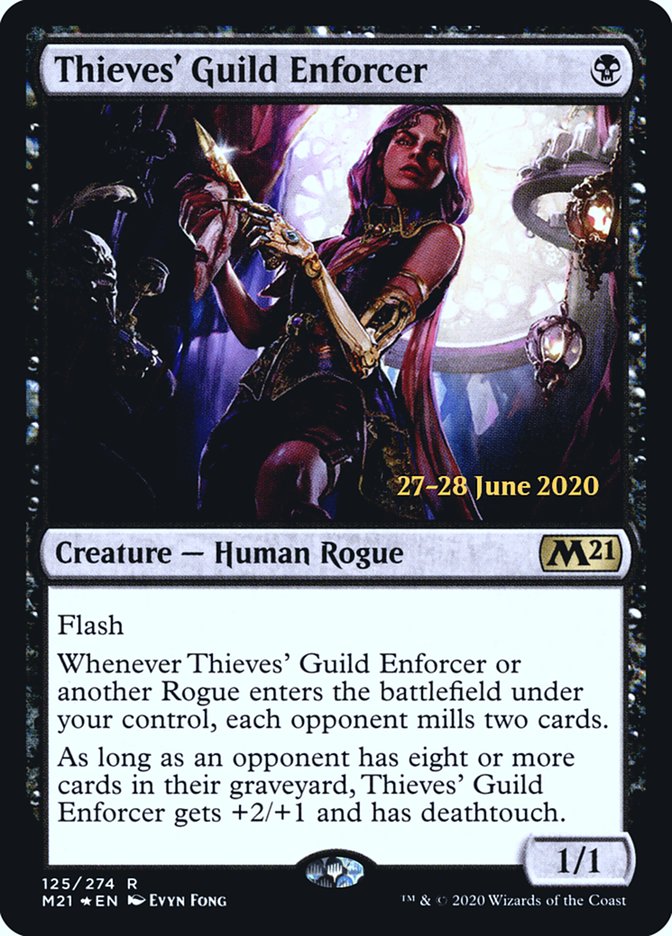 Thieves' Guild Enforcer [Core Set 2021 Prerelease Promos] | Galaxy Games LLC