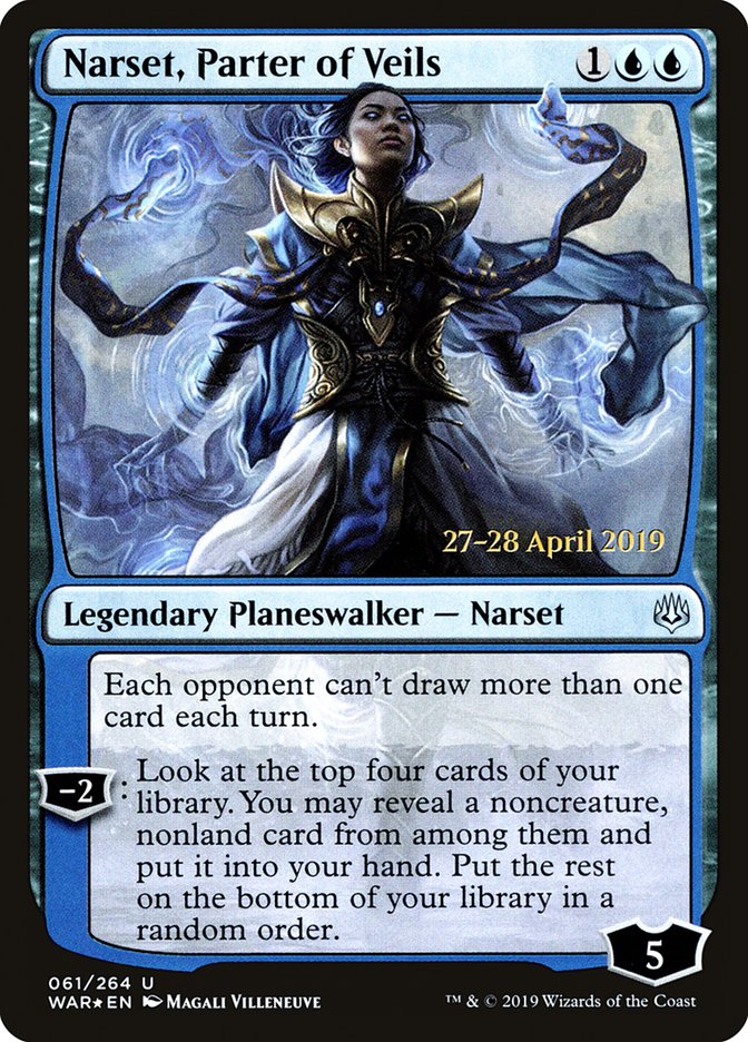 Narset, Parter of Veils [War of the Spark Prerelease Promos] | Galaxy Games LLC