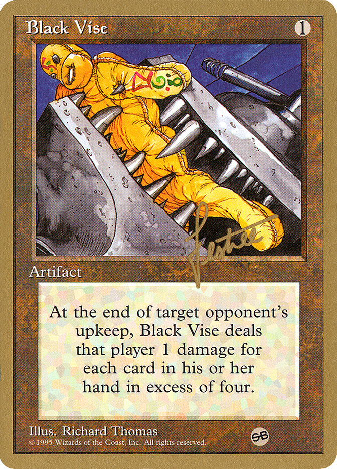 Black Vise (Bertrand Lestree) (SB) [Pro Tour Collector Set] | Galaxy Games LLC