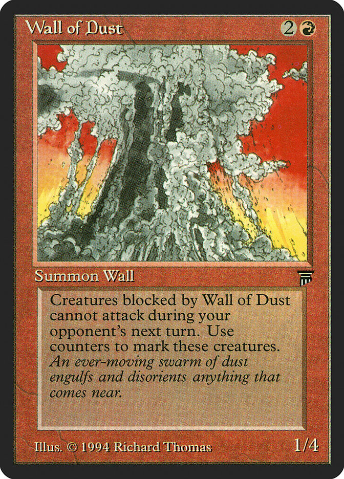 Wall of Dust [Legends] | Galaxy Games LLC