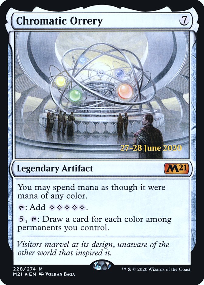 Chromatic Orrery [Core Set 2021 Prerelease Promos] | Galaxy Games LLC