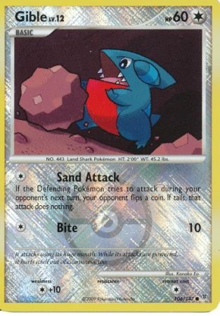 Gible (106/147) (Championship Promo) [Platinum: Supreme Victors] | Galaxy Games LLC