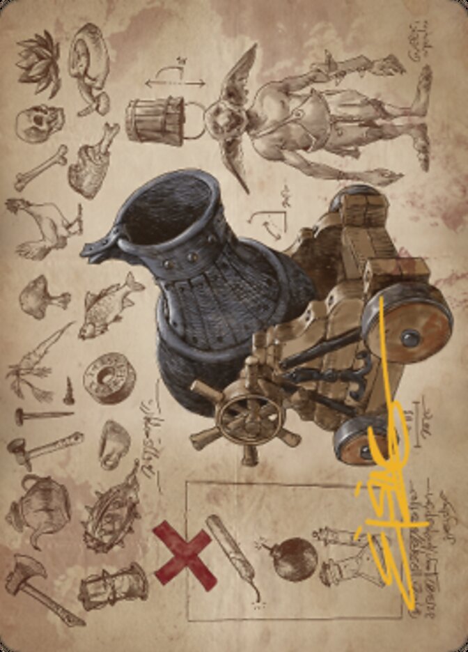 Goblin Charbelcher Art Card (Gold-Stamped Signature) [The Brothers' War Art Series] | Galaxy Games LLC