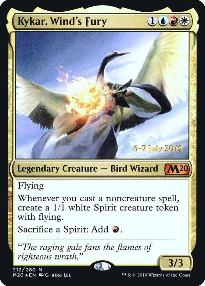 Kykar, Wind's Fury [Core Set 2020 Prerelease Promos] | Galaxy Games LLC