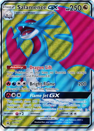 Salamence GX (SM139) (Jumbo Card) [Sun & Moon: Black Star Promos] | Galaxy Games LLC