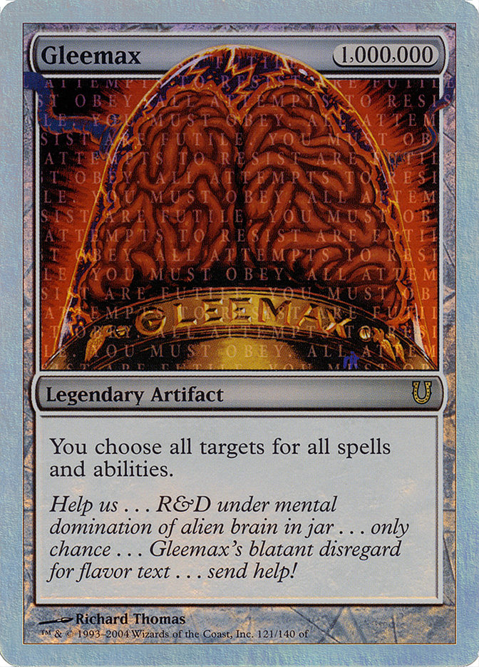 Gleemax (Alternate Foil) [Unhinged] | Galaxy Games LLC