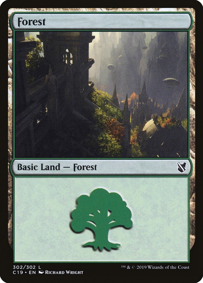 Forest (302) [Commander 2019] | Galaxy Games LLC