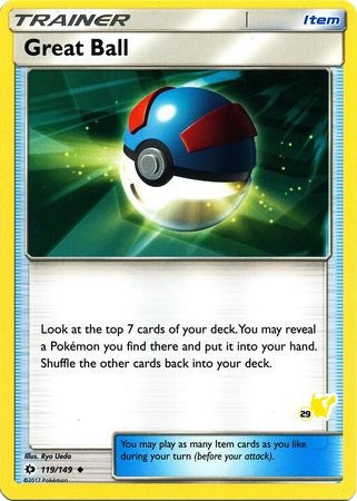 Great Ball (119/149) (Pikachu Stamp #29) [Battle Academy 2020] | Galaxy Games LLC