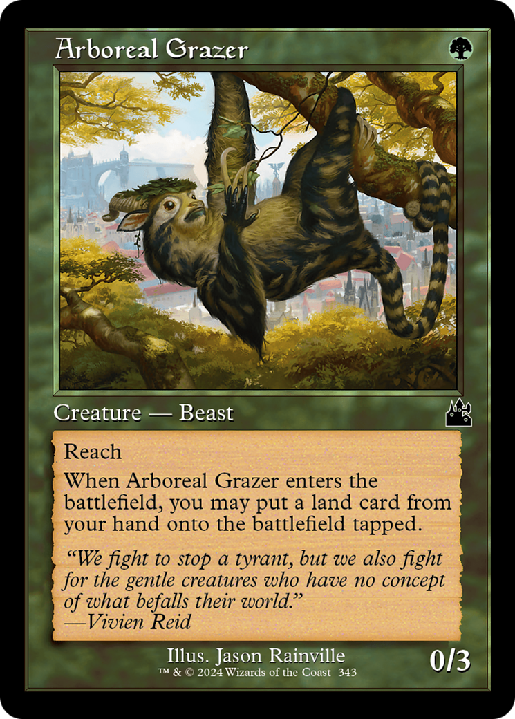 Arboreal Grazer (Retro Frame) [Ravnica Remastered] | Galaxy Games LLC