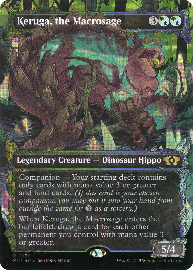 Keruga, the Macrosage (Halo Foil) [Multiverse Legends] | Galaxy Games LLC