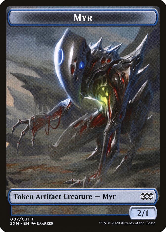 Myr Token (007/031) [Double Masters Tokens] | Galaxy Games LLC