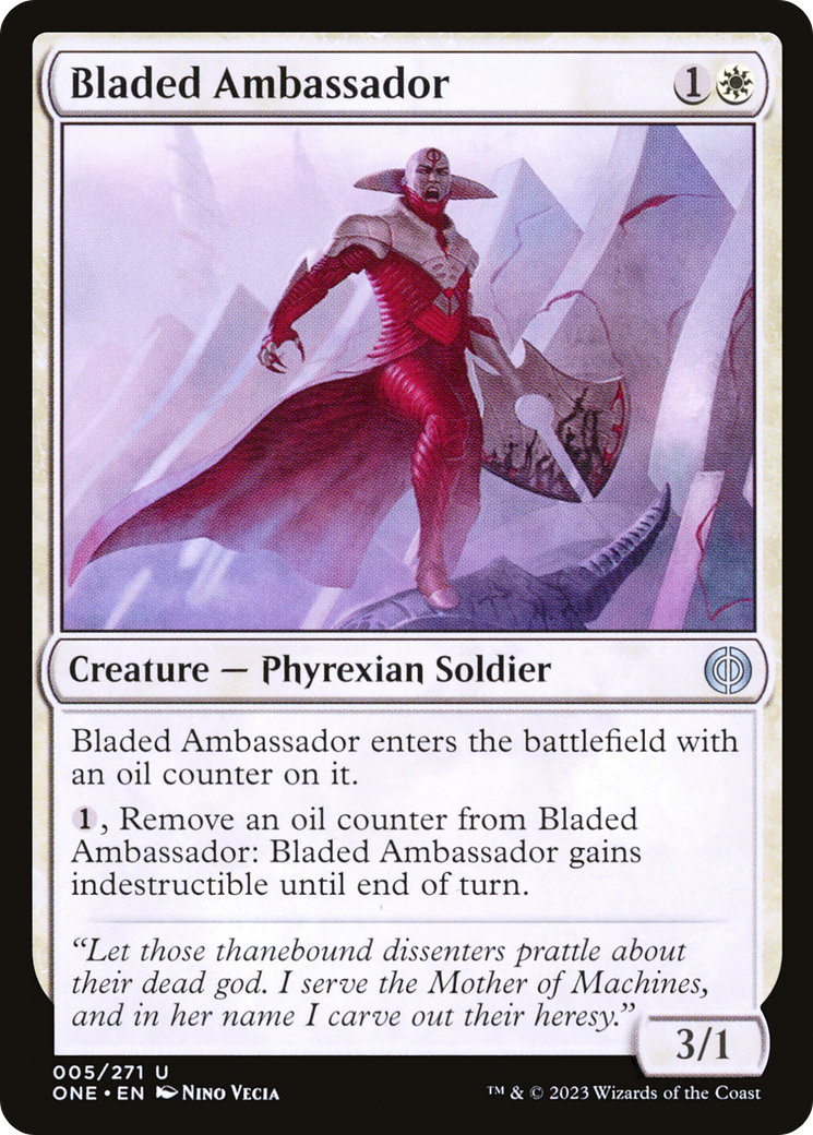 Bladed Ambassador [Phyrexia: All Will Be One] | Galaxy Games LLC