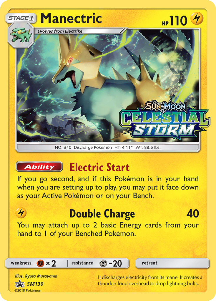 Manectric (SM130) [Sun & Moon: Black Star Promos] | Galaxy Games LLC