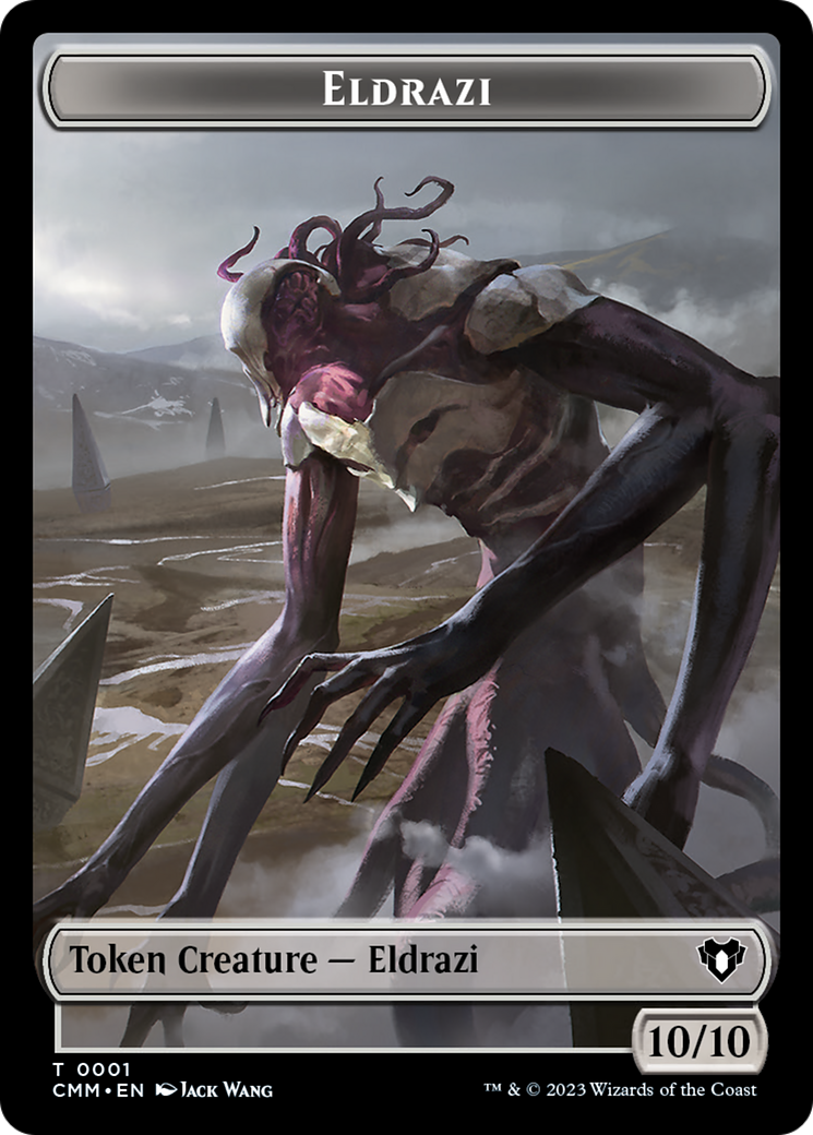 Eldrazi // Myr Double-Sided Token [Commander Masters Tokens] | Galaxy Games LLC