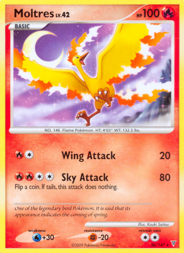 Moltres (36/147) [Platinum: Supreme Victors] | Galaxy Games LLC