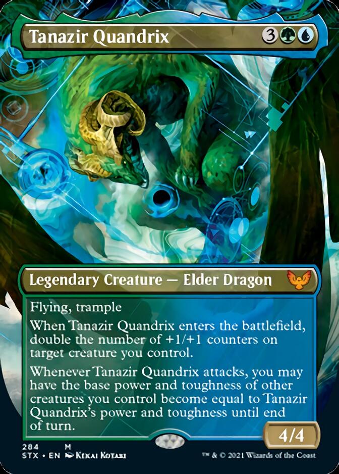 Tanazir Quandrix (Borderless Alternate Art) [Strixhaven: School of Mages] | Galaxy Games LLC