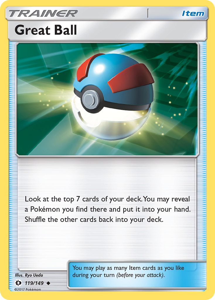 Great Ball (119/149) [Sun & Moon: Base Set] | Galaxy Games LLC