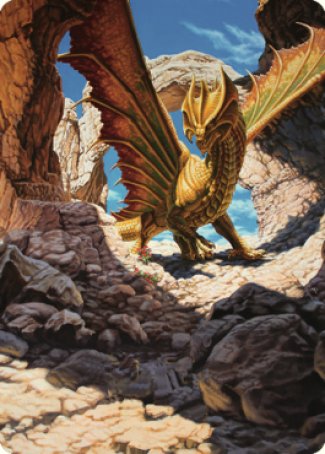 Ancient Brass Dragon Art Card (02) [Commander Legends: Battle for Baldur's Gate Art Series] | Galaxy Games LLC