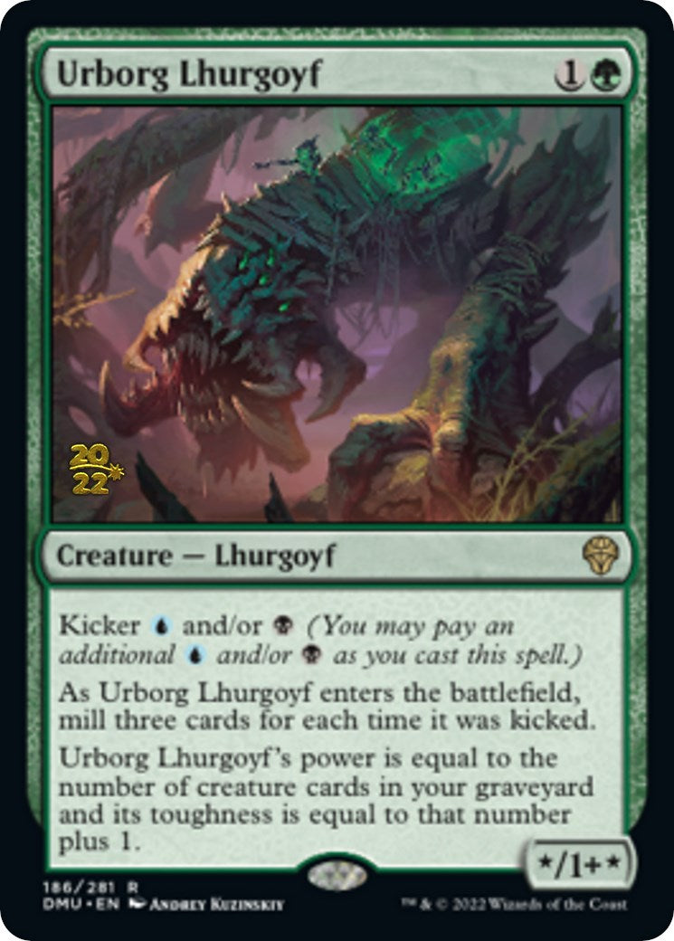 Urborg Lhurgoyf [Dominaria United Prerelease Promos] | Galaxy Games LLC