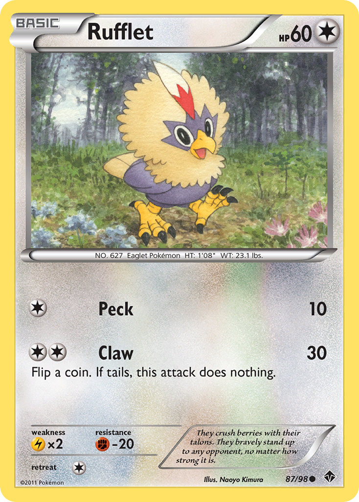 Rufflet (87/98) [Black & White: Emerging Powers] | Galaxy Games LLC