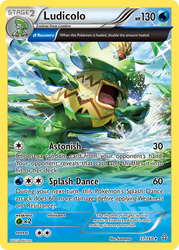 Ludicolo (37/160) [XY: Primal Clash] | Galaxy Games LLC