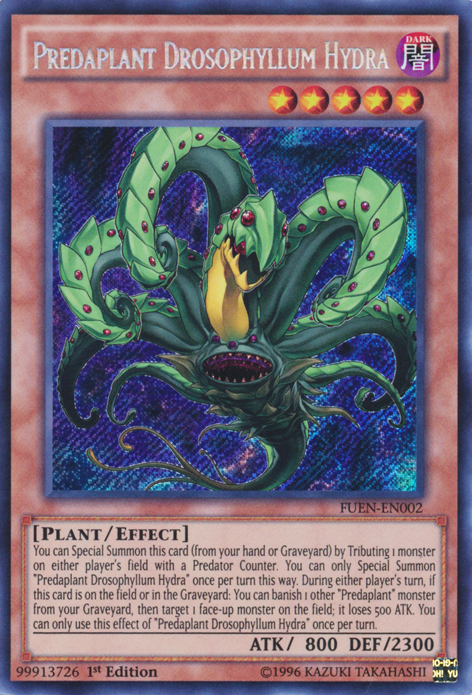 Predaplant Drosophyllum Hydra [FUEN-EN002] Secret Rare | Galaxy Games LLC