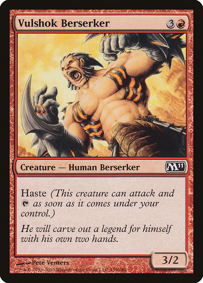 Vulshok Berserker [Magic 2011] | Galaxy Games LLC