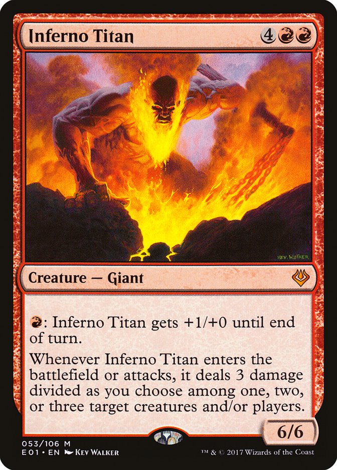 Inferno Titan [Archenemy: Nicol Bolas] | Galaxy Games LLC