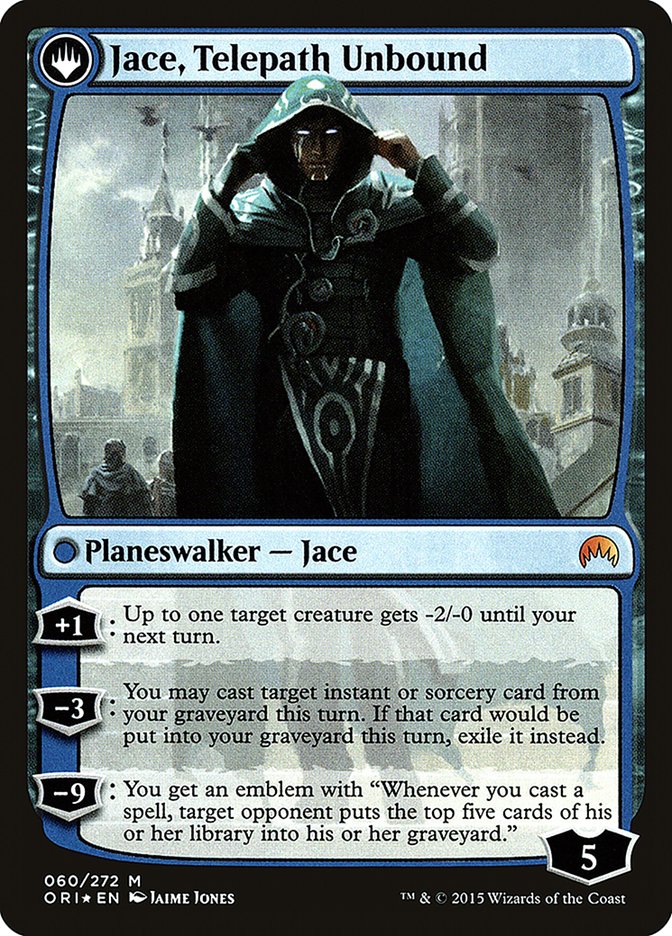 Jace, Vryn's Prodigy // Jace, Telepath Unbound [Magic Origins Prerelease Promos] | Galaxy Games LLC