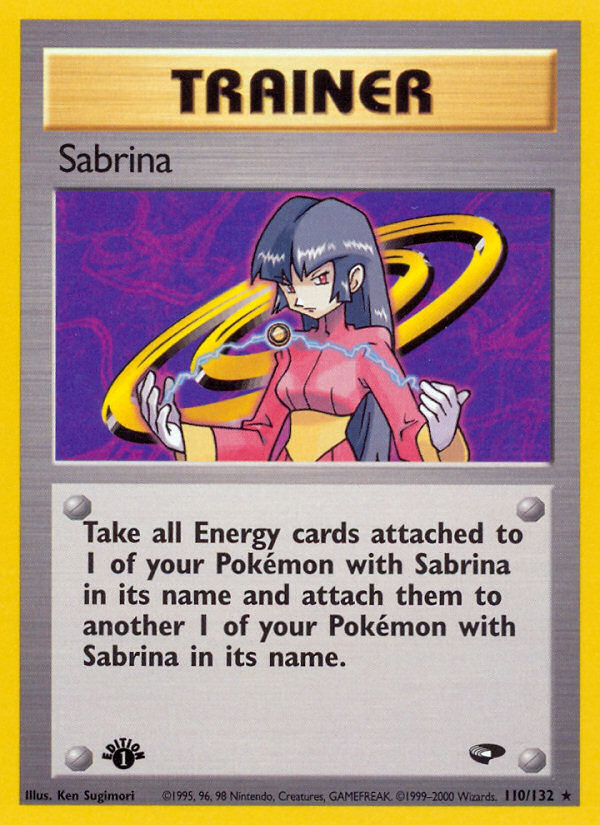 Sabrina (110/132) [Gym Challenge 1st Edition] | Galaxy Games LLC