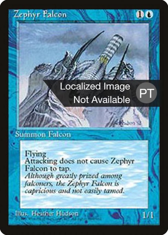 Zephyr Falcon [Fourth Edition (Foreign Black Border)] | Galaxy Games LLC