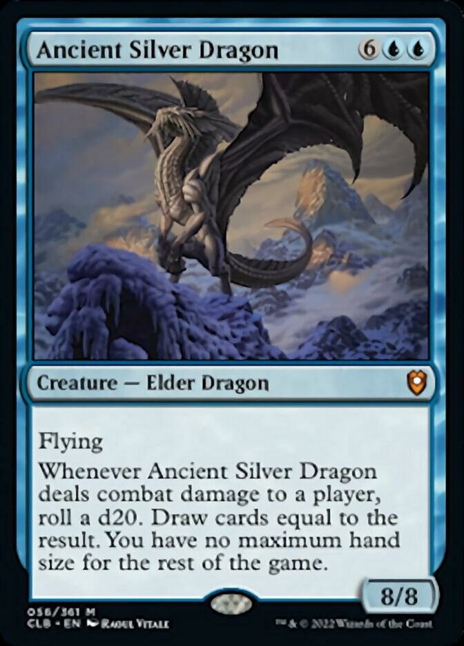 Ancient Silver Dragon [Commander Legends: Battle for Baldur's Gate] | Galaxy Games LLC