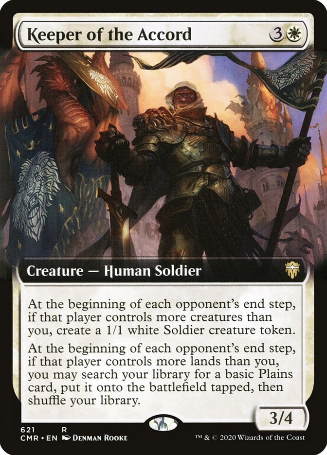 Keeper of the Accord (Extended Art) [Commander Legends] | Galaxy Games LLC