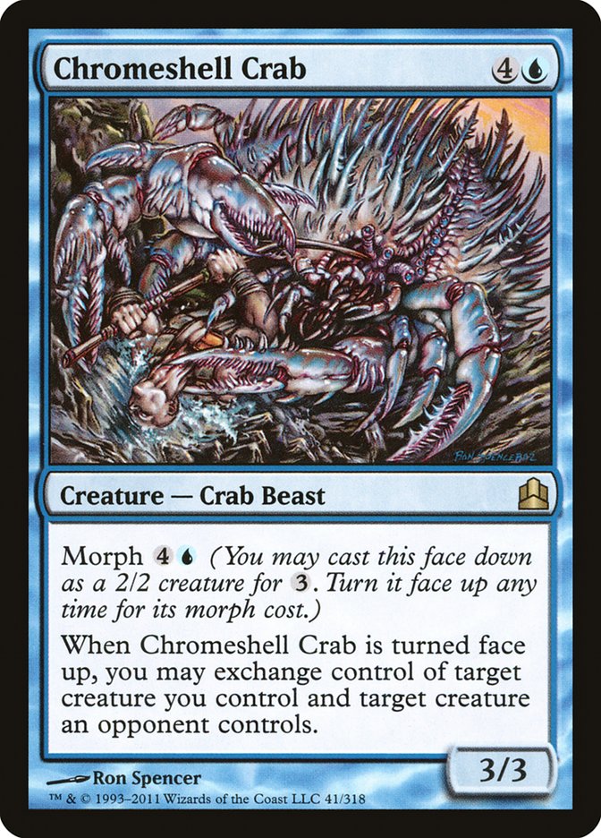 Chromeshell Crab [Commander 2011] | Galaxy Games LLC