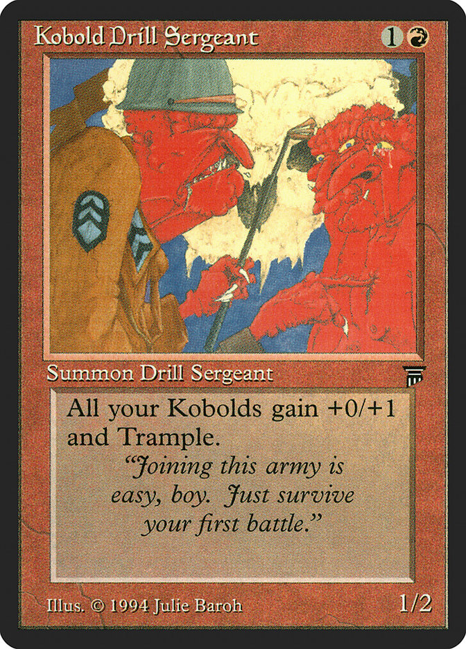 Kobold Drill Sergeant [Legends] | Galaxy Games LLC