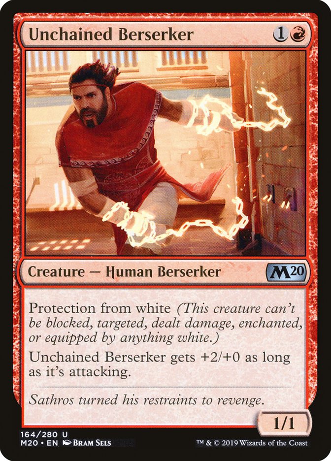 Unchained Berserker [Core Set 2020] | Galaxy Games LLC