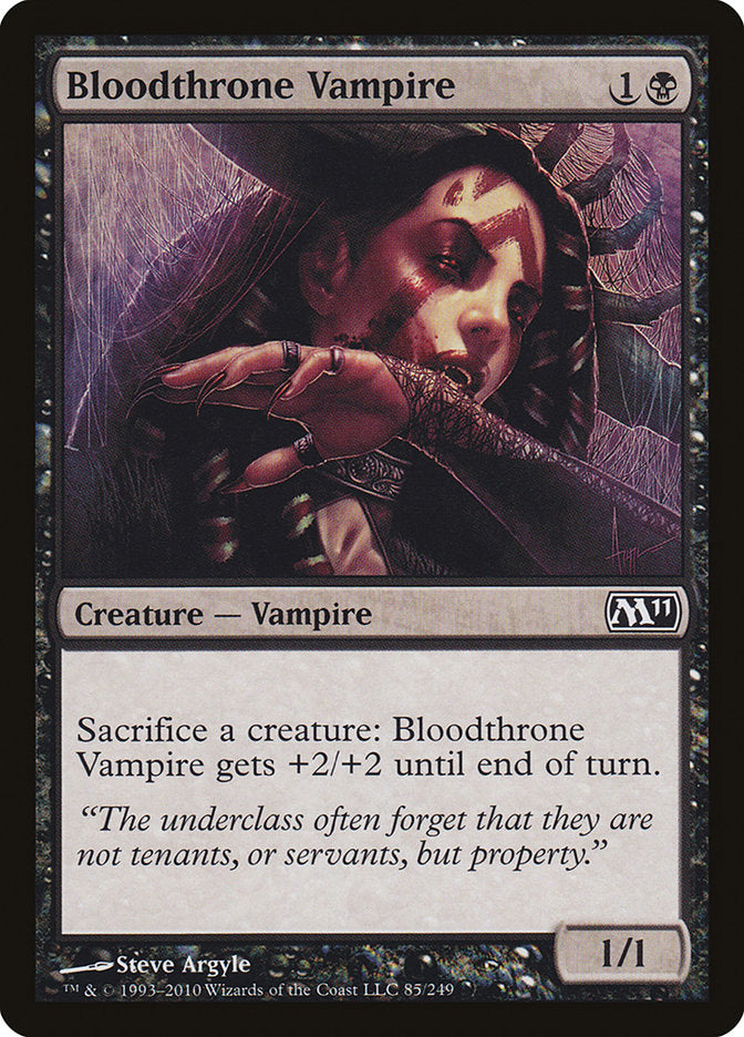 Bloodthrone Vampire [Magic 2011] | Galaxy Games LLC