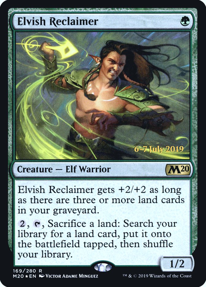 Elvish Reclaimer [Core Set 2020 Prerelease Promos] | Galaxy Games LLC