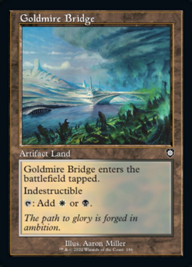 Goldmire Bridge (Retro) [The Brothers' War Commander] | Galaxy Games LLC
