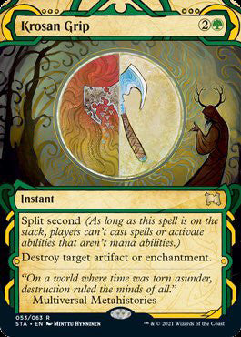 Krosan Grip (Foil Etched) [Strixhaven: School of Mages Mystical Archive] | Galaxy Games LLC