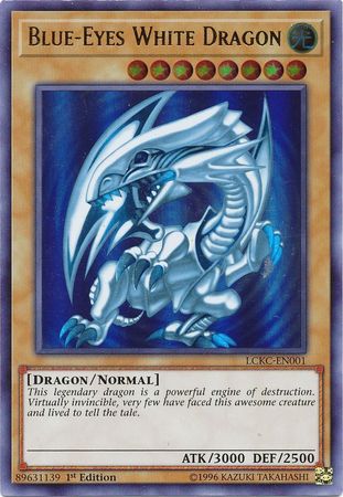 Blue-Eyes White Dragon (Version 2) [LCKC-EN001] Ultra Rare | Galaxy Games LLC