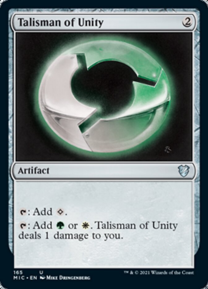 Talisman of Unity [Innistrad: Midnight Hunt Commander] | Galaxy Games LLC