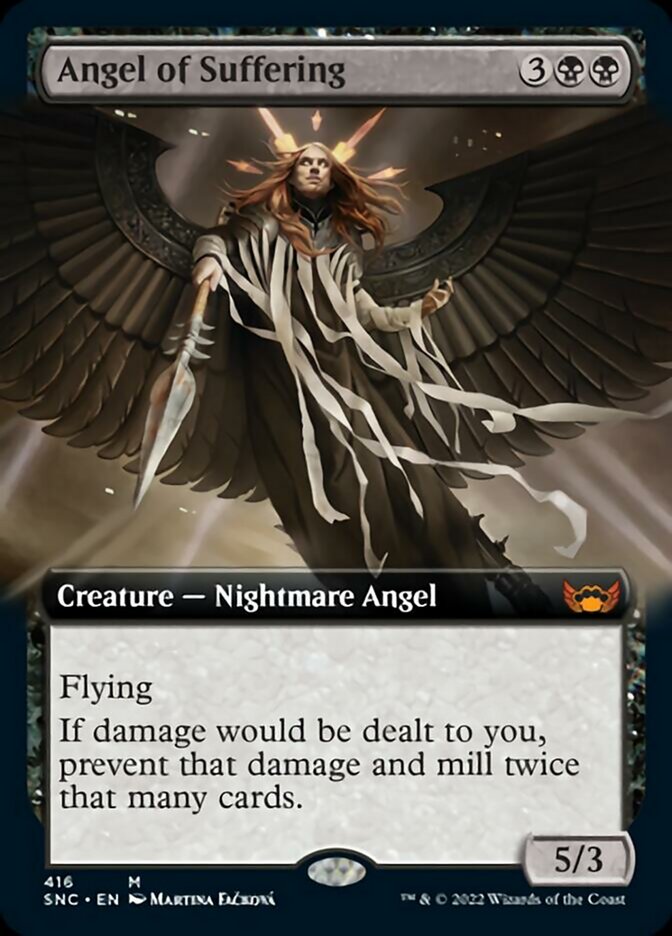 Angel of Suffering (Extended Art) [Streets of New Capenna] | Galaxy Games LLC