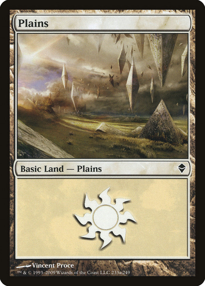 Plains (233a) [Zendikar] | Galaxy Games LLC