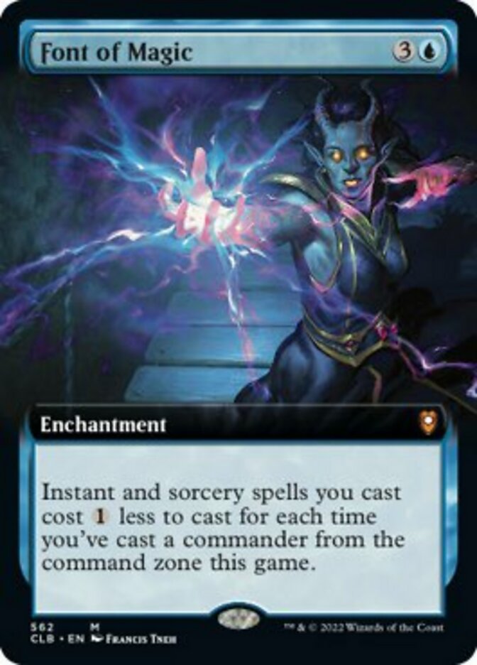 Font of Magic (Extended Art) [Commander Legends: Battle for Baldur's Gate] | Galaxy Games LLC